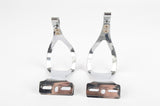 NOS 5pair Christophe Brevete Cyclocross steel double toe clip set in size M from the 80s incl. small parts