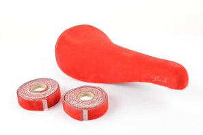 NEW Perache kit prestige saddle including handlebar tape from the 1980s NOS/NIB