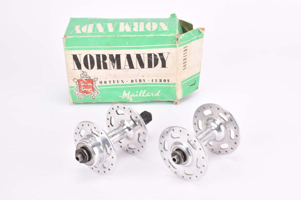 NOS/NIB Maillard (Atom) Normandy highflange hubset with english thread and 36 holes from 1976