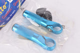 NOS blue anodized rito MTB handle bar ends