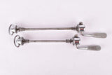 Campagnolo post CPSC quick release set Record and Super Record, #1001/3 and #1006/8 front and rear Skewer from the 1970s - 80s