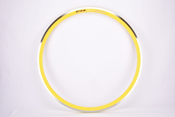 NOS Rigida DP 18 UP Yellow high profile aero Clincher single Rim in 28 ...
