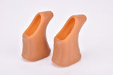 NEW Campagnolo Record / Super Record natural para brown brake lever rubber Hood with world logo #2039 from the 1960s /1970s - 1980s