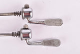 Campagnolo post CPSC quick release set Record and Super Record, #1001/3 and #1006/8 front and rear Skewer from the 1970s - 80s
