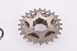 Shimano 600 AX " #CS-6300 " 6-speed Super Uniglide cassette with 13-24 teeth from the 1980s