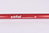 NOS Zefal Competition 4 red/chrome bike pump in 520-560mm for SV-Valve (presta valve/scalverand Ventil)