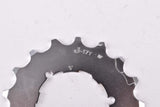 NOS Shimano Hyperglide (HG) Cassette Sprocket J-17 with 17 teeth from the 1990s
