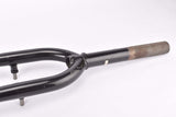 NOS 26" Black MTB Steel Fork with Eyelets for Fenders and Rack