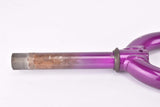 NOS 26" Purple MTB Steel Fork with Eyelets for Fenders