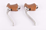 Weinmann AG non-aero Brake lever set with brown hoods from the 1970s / 1980s