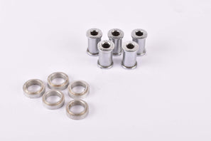 Campagnolo chainring bolt set with spacers for tripple crank sets
