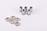 Campagnolo chainring bolt set with spacers for tripple crank sets