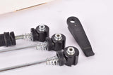 NOS Roto Unique quick release set, front and rear Skewer and Seatpost clamp