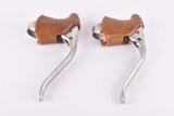 Weinmann AG non-aero Brake lever set with brown hoods from the 1970s / 1980s