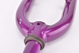 NOS 26" Purple MTB Steel Fork with Eyelets for Fenders