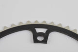 NOS black anodized Gipiemme Crono Sprint Chainring in 52 teeth and 144 BCD from the 1980s