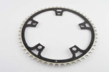NOS black anodized Gipiemme Crono Sprint Chainring in 52 teeth and 144 BCD from the 1980s
