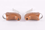 Weinmann AG non-aero Brake lever set with brown hoods from the 1970s / 1980s