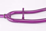 NOS 26" Purple MTB Steel Fork with Eyelets for Fenders