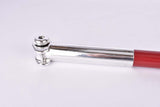 NOS Zefal Competition 4 red/chrome bike pump in 520-560mm for SV-Valve (presta valve/scalverand Ventil)