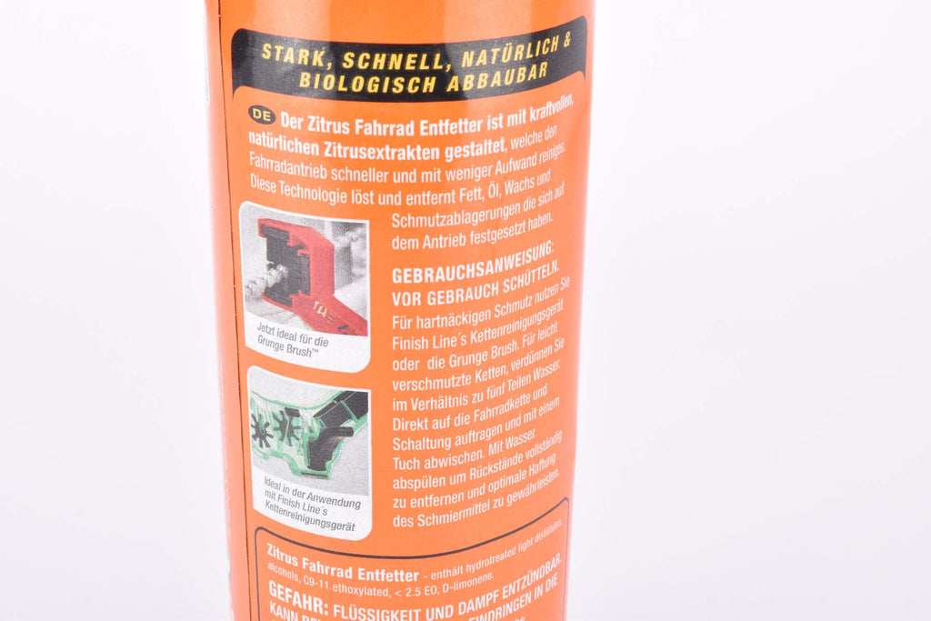 Finish Line Citrus Bike Chain Degreaser 600ml