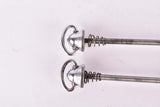 Campagnolo post CPSC quick release set Record and Super Record, #1001/3 and #1006/8 front and rear Skewer from the 1970s - 80s