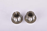 Silver Cinelli winged logo handlebar end plugs