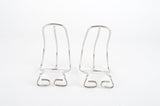 MKS half stainless steel toe clip set in size L