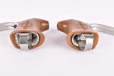 Weinmann AG non-aero Brake lever set with brown hoods from the 1970s / 1980s