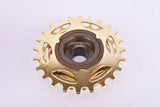 NOS/NIB Shimano first generation Dura-Ace #FA-110 6-speed golden Freewheel with 13-24 teeth and english/italian thread from 1976