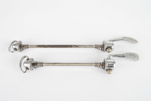 Campagnolo quick release set Record and Super Record, #1001/3 and #1006/8x6 front and rear Skewer from the 1970s - 80s