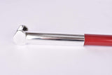 NOS Zefal Competition 4 red/chrome bike pump in 520-560mm for SV-Valve (presta valve/scalverand Ventil)