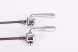 Campagnolo quick release set Record and Super Record, #1001/3 and #1006/8 front and rear Skewer from the 1950s - 1970s