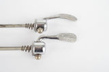 Campagnolo quick release set Record and Super Record, #1001/3 and #1006/8x6 front and rear Skewer from the 1970s - 80s