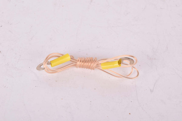 NOS bicycle lights / lamps electro cable with clamping contact plate in 60cm