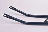 NOS 28" Dark Blue Steel Fork with a Braze-on for a Dynamo