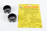 NOS black Selev Anello bar tape lockring set (2 pcs) from the 1980s