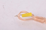 NOS bicycle lights / lamps electro cable with clamping contact plate in 60cm