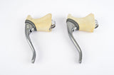 Shimano 105 #BL-1051 aero brake lever set with white hoods from the late 1980s