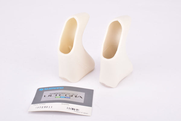 NOS Shimano 600 Ultegra White brake lever rubber Hood #87E9811 for brake Lever #BL-6401 from the late 1980s - 1990s