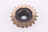 NOS Suntour Pro Compe #PC-5000 golden 5-speed Freewheel with 16-20 teeth and english thread from 1980