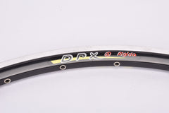 NOS Rigida DPX noir haut profil aéro clincher jante simple 28/622mm