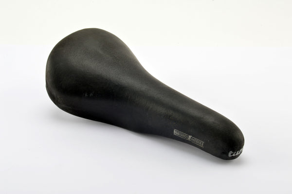 Selle Italia Turbo branded Bernard Hinault leather saddle from the 1980s