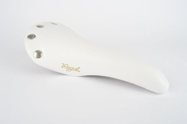 Selle San Marco Regal Leather Saddle Smooth Leather/White