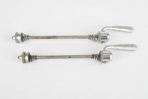 Campagnolo quick release set (bloccaggi) Nuovo Tipo #1310 and #1311 front and rear Skewer from the 1960s - 70s