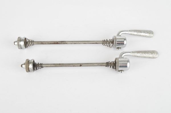 Campagnolo quick release set (bloccaggi) Nuovo Tipo #1310 and #1311 front and rear Skewer from the 1960s - 70s