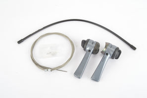 NOS Suntour Blaze 90 2x6-speed AccuShift downtube shifter set from the 1990s