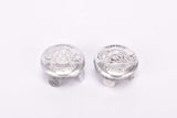 Gaslo Capsula Brevettata aluminum handlebar end plugs from the 1950s