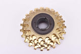 NOS Suntour Pro Compe #PC-5000 golden 5-speed Freewheel with 15-23 teeth and english thread from 1984