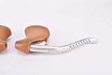 Weinmann AG drilled non-aero Brake lever set from the 1970s - 1980s with brown hoods - new bike take off